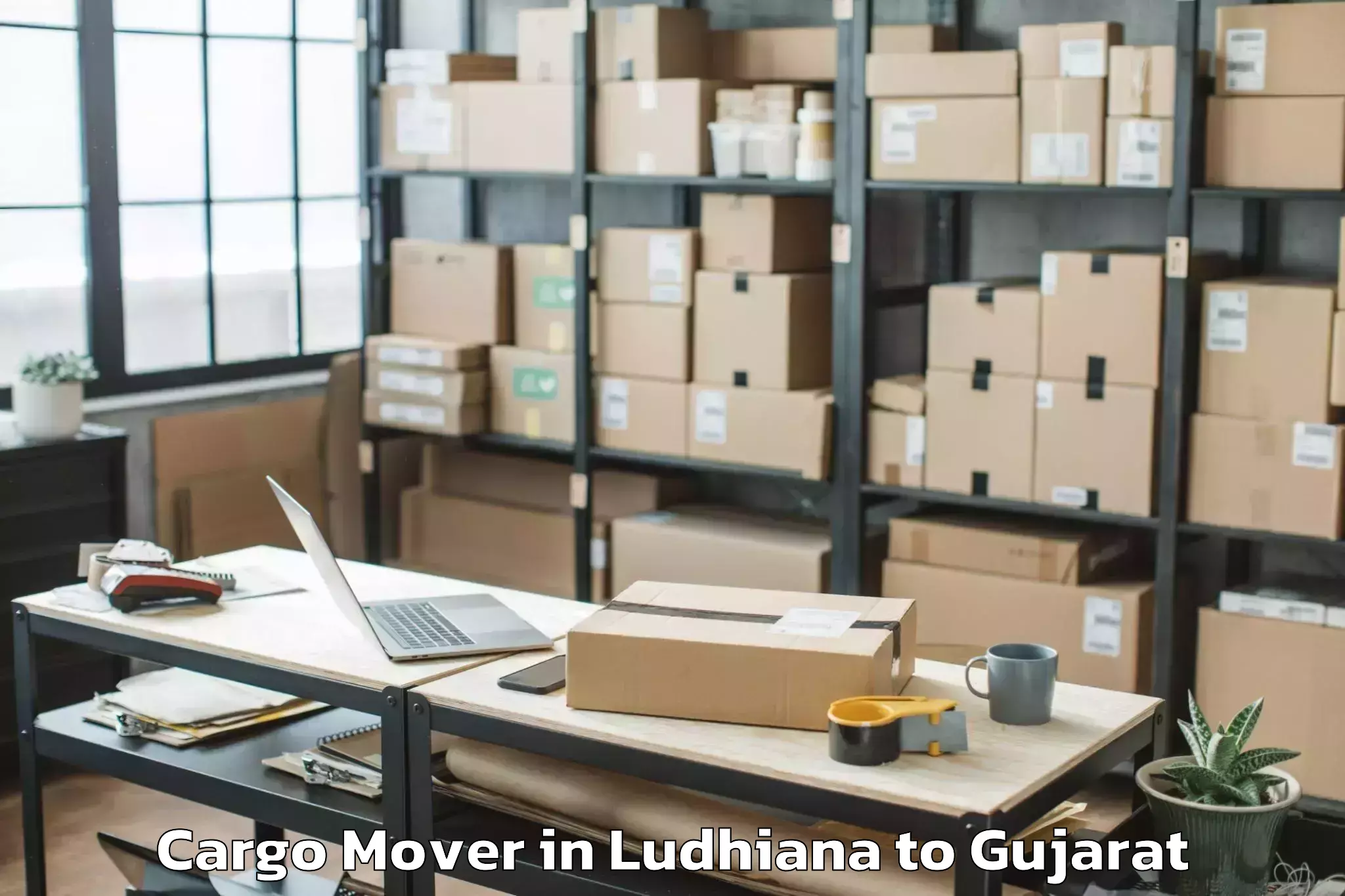 Get Ludhiana to Rajkot Cargo Mover